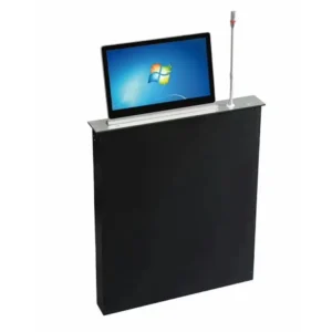 conference lift with screen and microphone 01